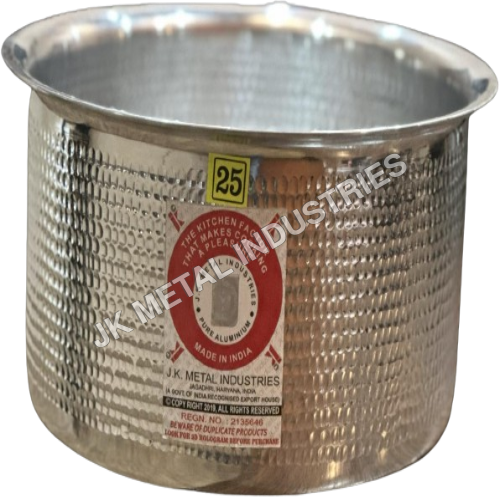 Aluminium Mathar Tope - Heavy-Duty Aluminium, 10 Inches Diameter, Sleek Silver Finish | Durable Design for High-Quality Cooking
