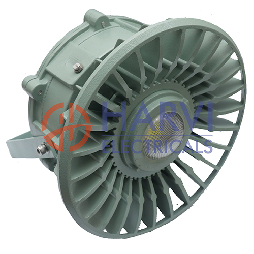 Flameproof Sunflower LED Well Glass - Metal, Up to 150W, IP 54 Protection Level | Industrial Wall-Mounted Lighting Solution