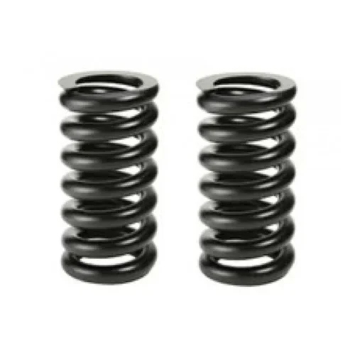Crusher Toggle Spring - Spring Steel Material, 0.2mm to 40mm Size Range, Black Color Coated Finish | Compression Spring for Heavy Load Industrial Applications