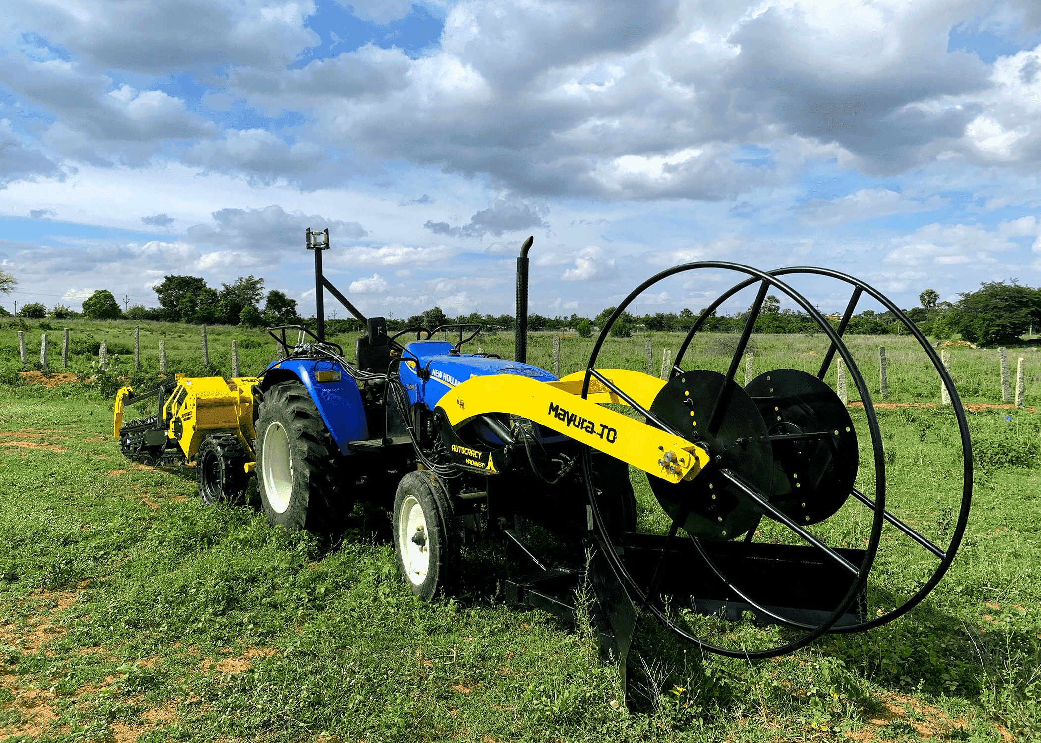 Cable Trencher - Ofc - Mayura To -All-in-one - Color: Yellow