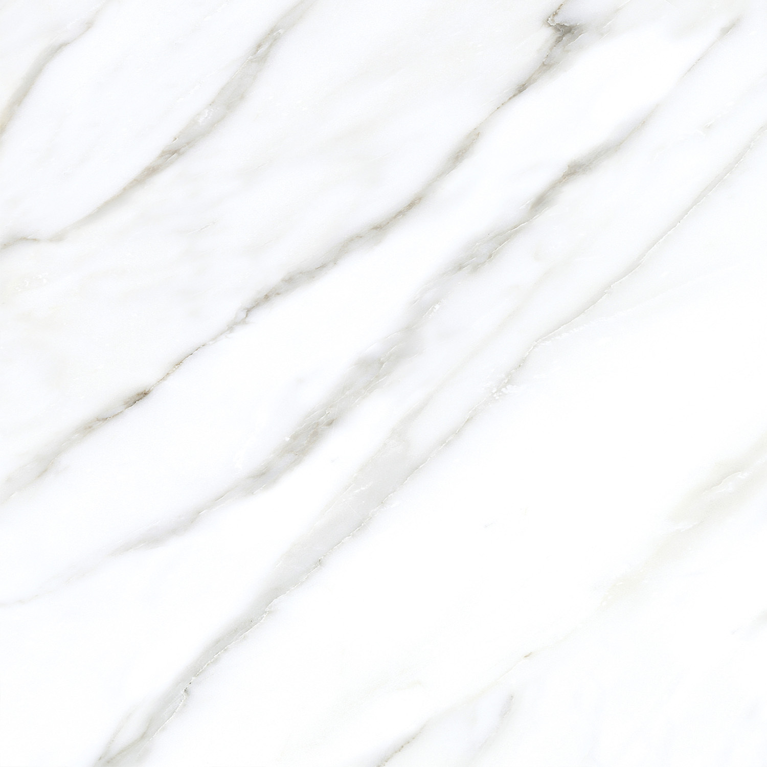 White Statuario Porcelain Floor Tiles Alvino Natural - Pattern: Square Edge