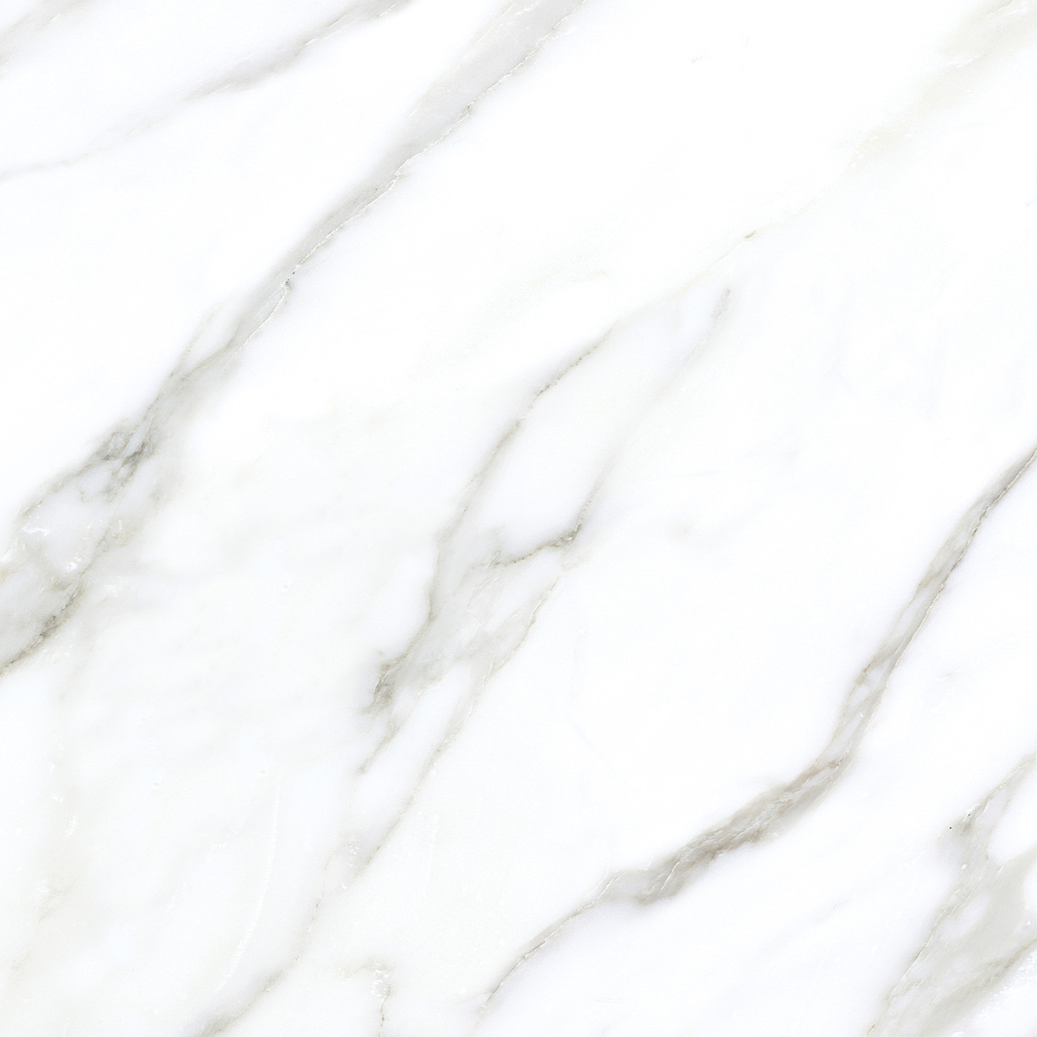 White Statuario Porcelain Floor Tiles Alvino Natural - Pattern: Square Edge