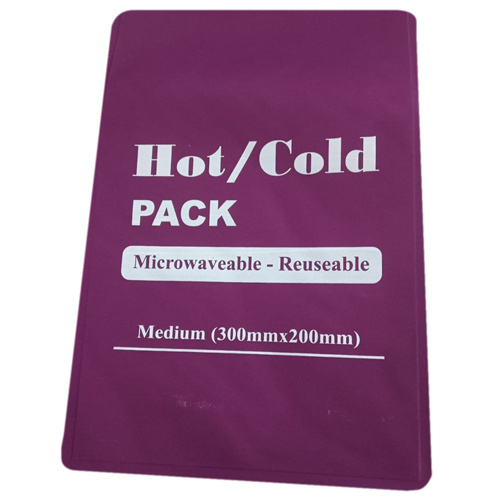 Hot Gel Pack - Portable Manual Heat Therapy Device, 300 x 200 mm, Soft Flexible Cover, Unique Gel Formula for Sustained Relief