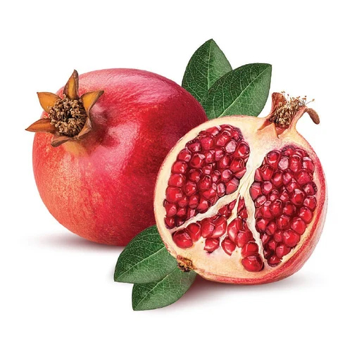 Fresh Pomegranate - 25kg Whole Fruits | Sweet Red Color, Round Shape, 6-Month Shelf Life, Perfect for Juicing and Snacking