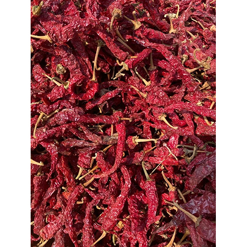 Dry Red Chilli (Byadgi and Guntur) - Food Grade, Stick Shape, Red Color, Shelf Life: 6 Months | Spicy Delicacy for Culinary Creations