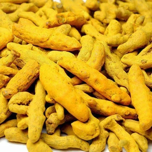 Dry Turmeric Finger - Food Grade Dried Spice, Bright Yellow Color, Stick-Shaped Raw Fingers, 6 Months Shelf Life, Retains Natural Aroma and Flavor