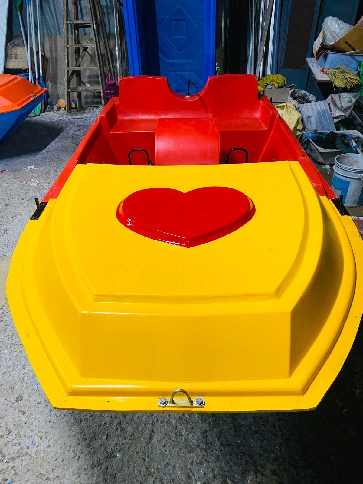 Paddle Boat - Fiberglass Hull | Durable 2-seater Design For Leisure Enjoyment