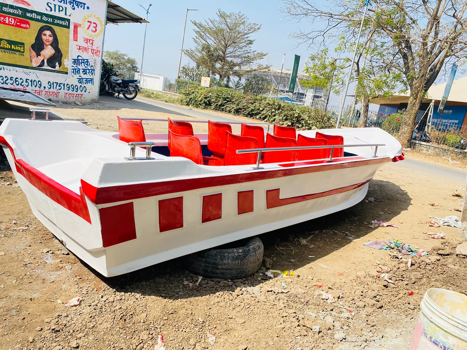 Passanger Boat 10 Seater - Engine Type: Outboard