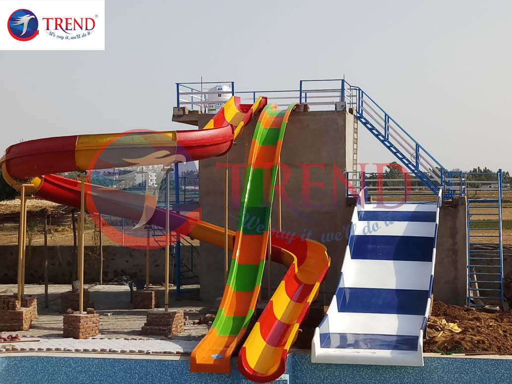 Water Park Combination Slide - Maximum Speed: 9000 Rpm