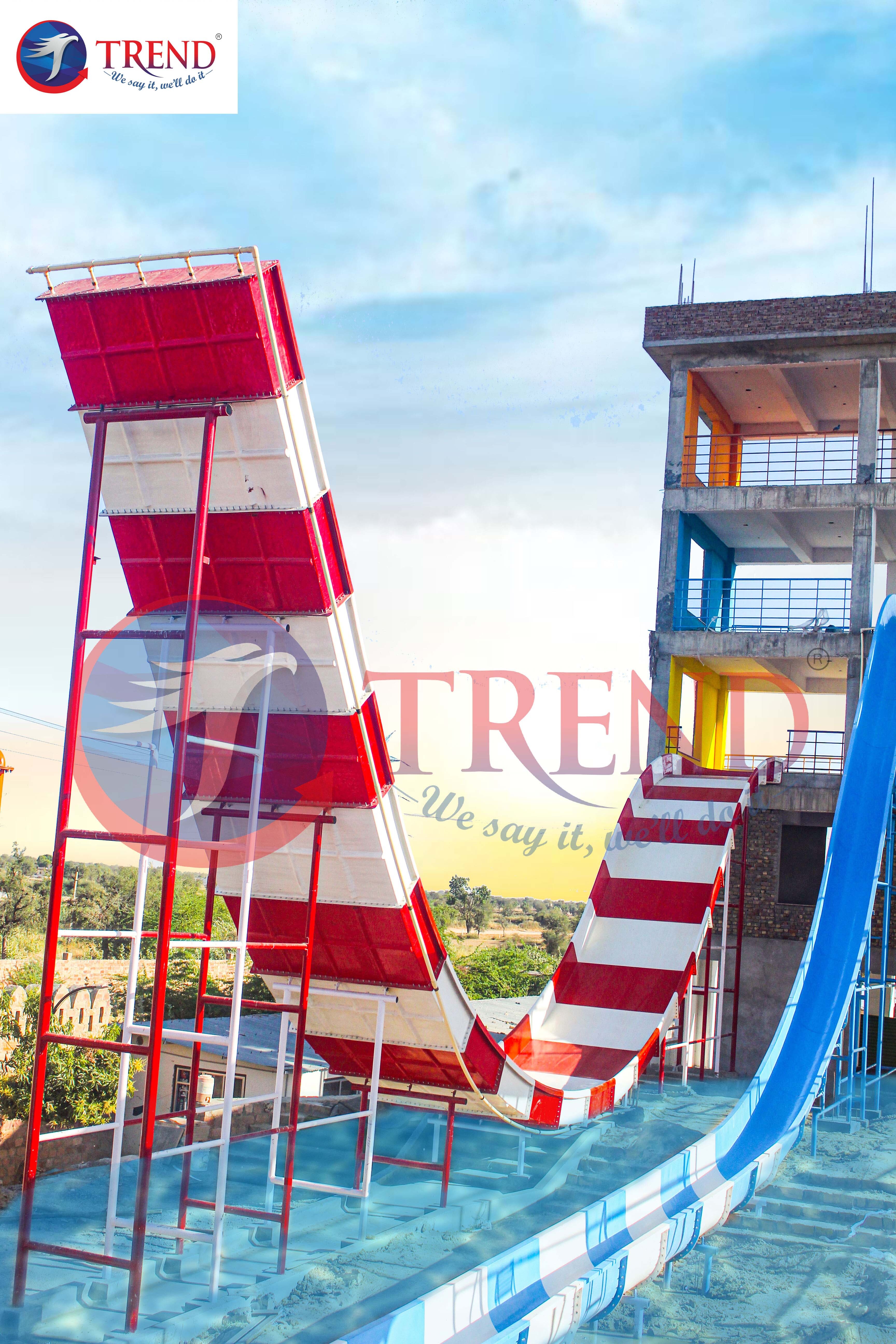 Water Park Combination Slide - Maximum Speed: 9000 Rpm