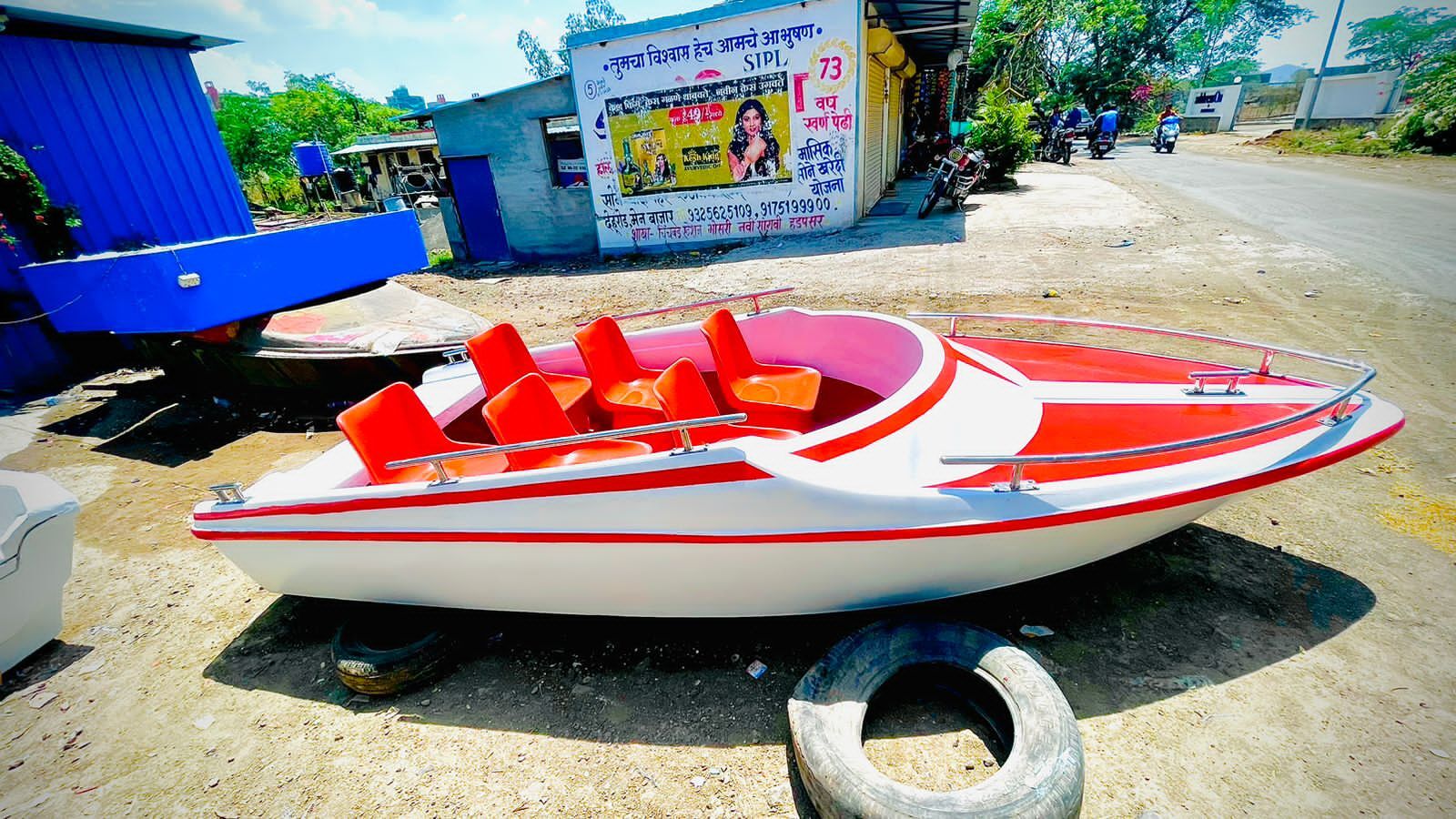Speed Boat 6 Seater - Engine Type: Outboard