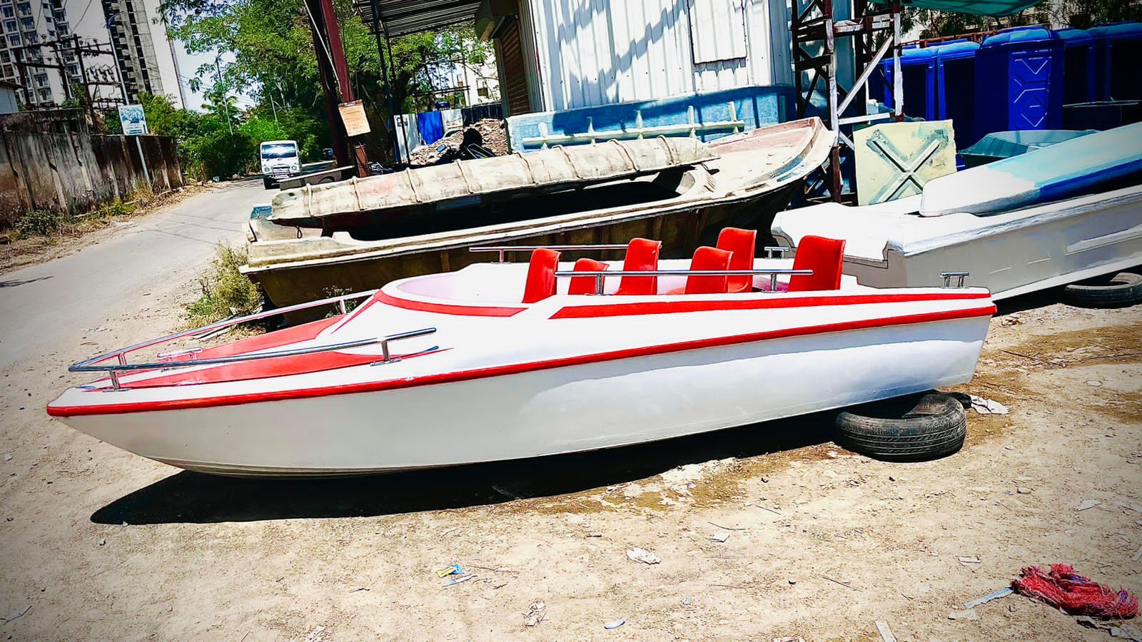 Speed Boat 6 Seater - Engine Type: Outboard