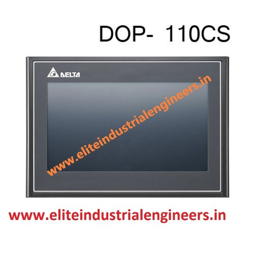 DELTA HMI DOP-110CS - Advanced Human-Machine Interface | Compact Design, User-Friendly Touchscreen Interface, High-Resolution Display