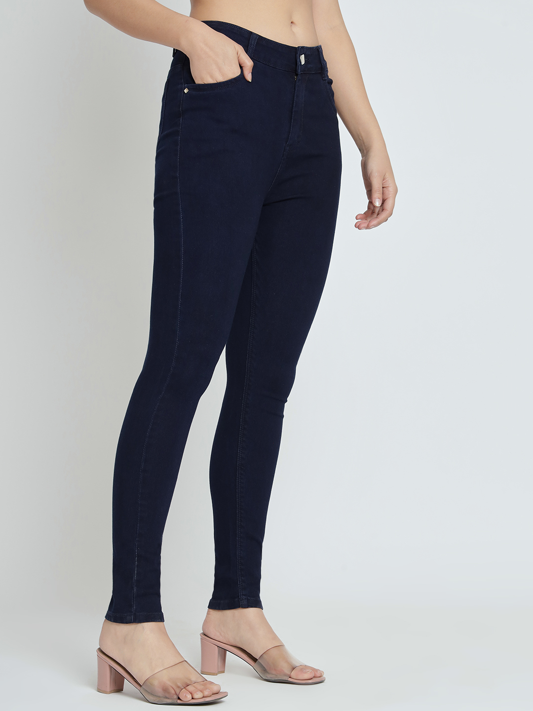 M Moddy Z729hw Women Regular Fit Denim Blue Jeans - Age Group: >16 Years