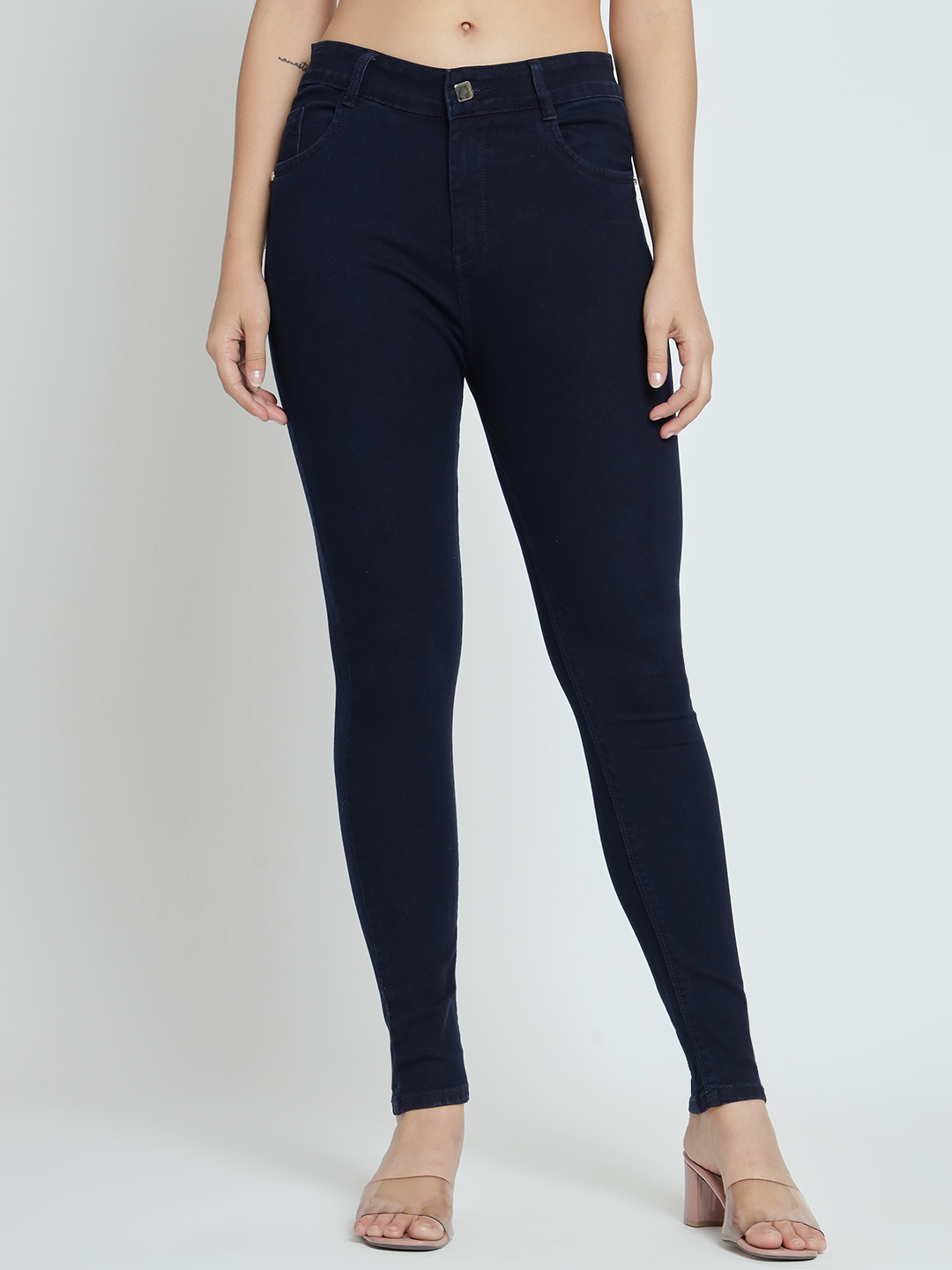 M Moddy Z729hw Women Regular Fit Denim Blue Jeans - Age Group: >16 Years