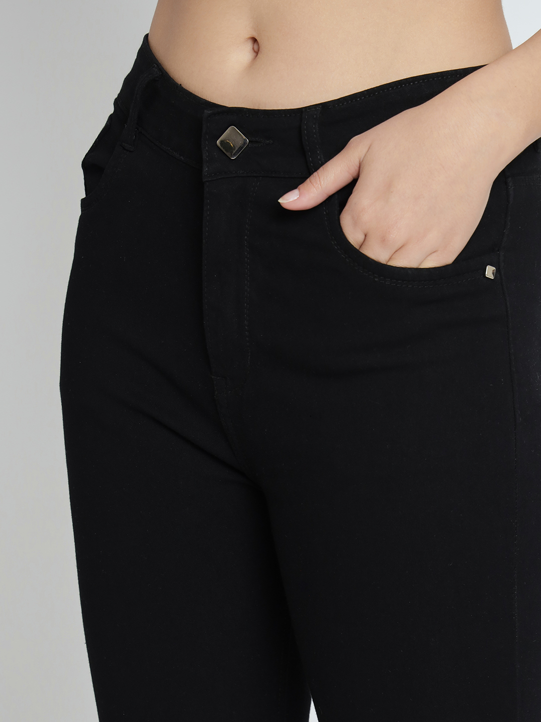 M Moddy Z729black Women Regular Fit Denim Black Jeans - Age Group: >16 Years