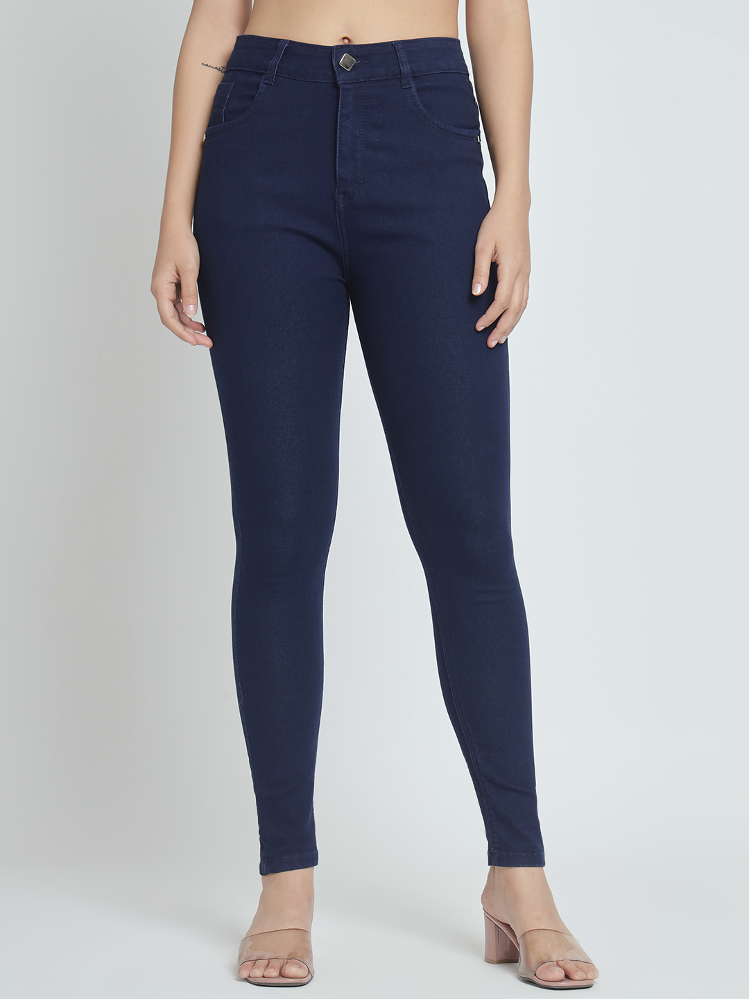 M Moddy Z729c_blue Women Regular Fit Denim Dark Blue Jeans - Age Group: >16 Years