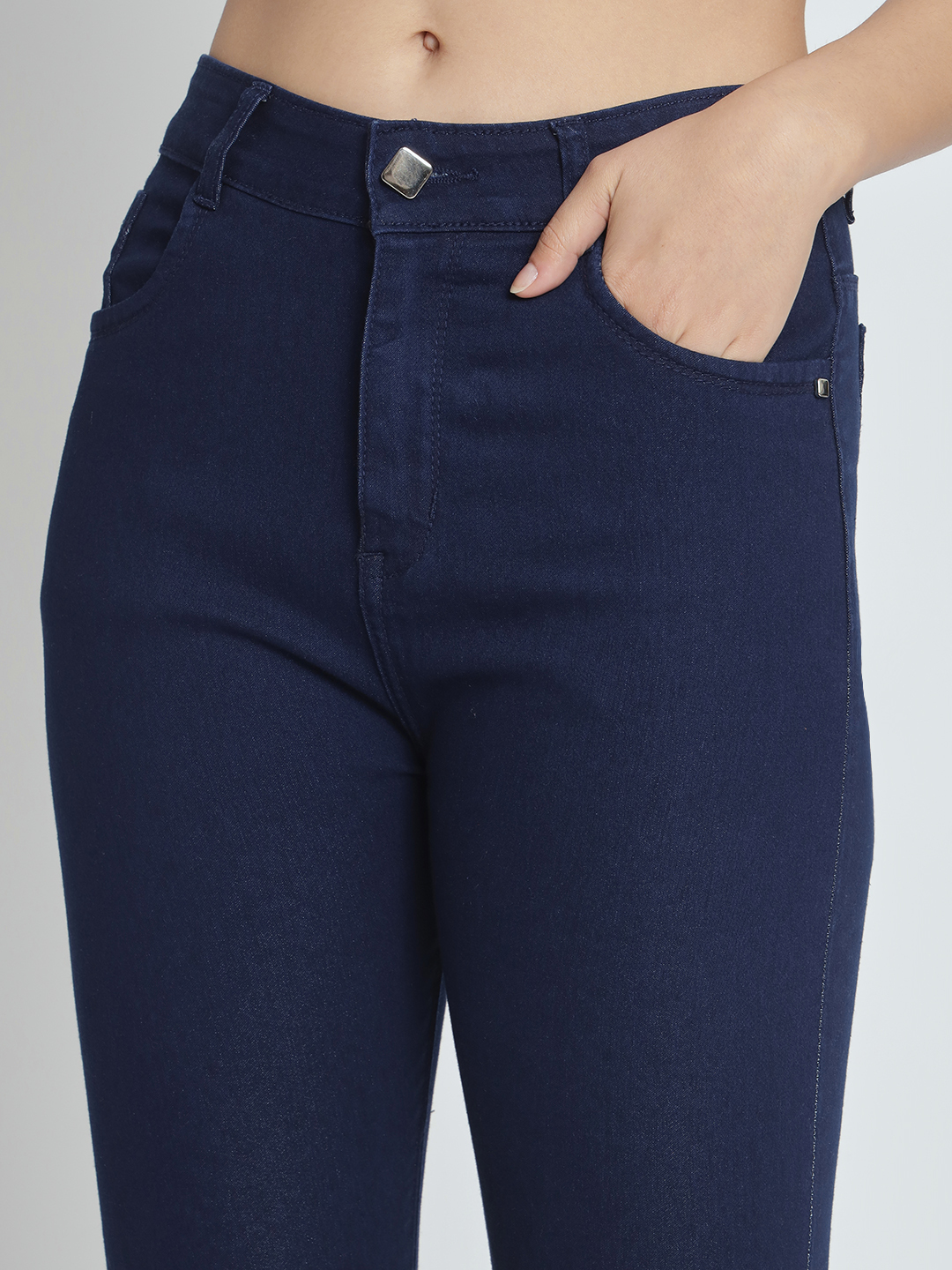 M Moddy Z729c_blue Women Regular Fit Denim Dark Blue Jeans - Age Group: >16 Years