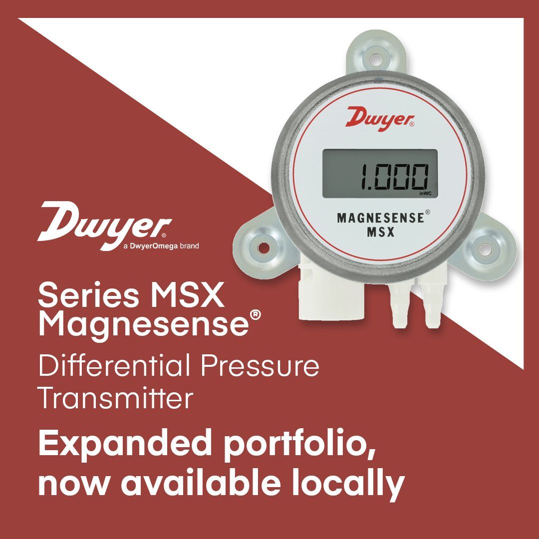 Dwyer Msx-u12-in-lcd Differential Pressure Transmitter