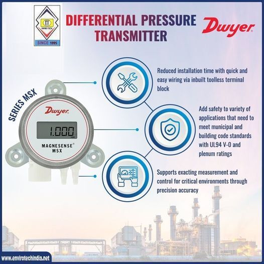 Dwyer Msx-w11-in-lcd Differential Pressure Transmitter