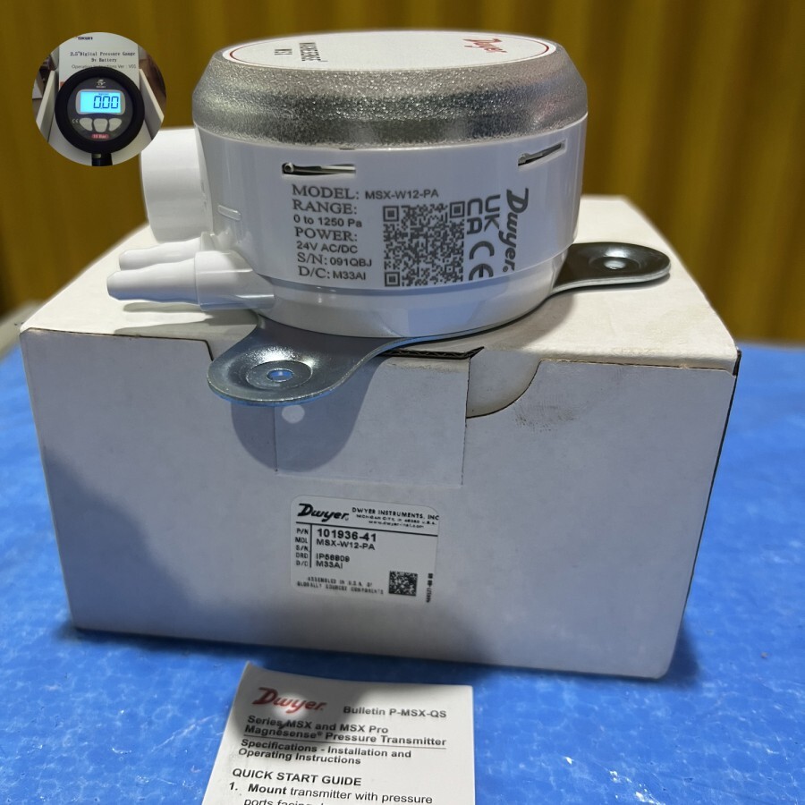 Dwyer Msx-w20-in Differential Pressure Transmitter - Accuracy: +-0.1% Fso