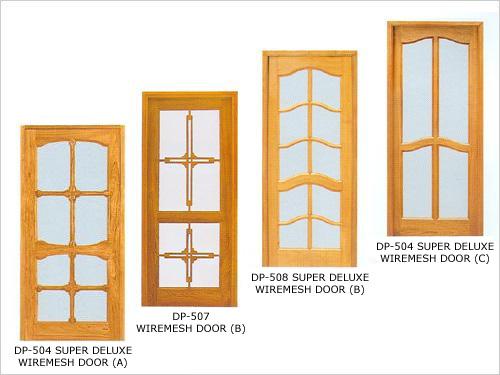 Solid Door Fancy Wiremesh Doors