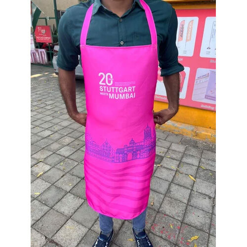 Printed Cotton Apron - Color: Multicolor