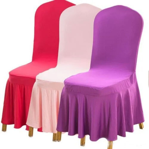 Customized Chair Cover - Cotton Material, Printed Design, White Color | Ideal For Enhancing Your Furniture Aesthetics And Protection