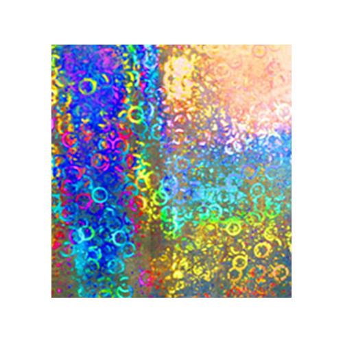 Ring Holographic Film - Color: Multicolor