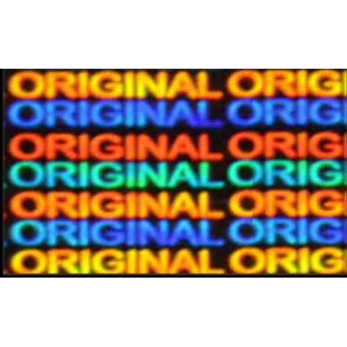15Mm X 25Mm Square Hologram Stickers - Color: Multicolor