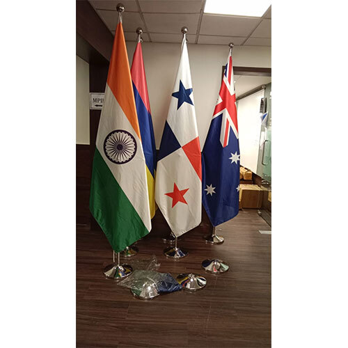 Country Hand Flags - Polyester, Sizes: 10x15cm, 14x21cm, 20x30cm, 30x45cm | Printed National Flags, Customised Style, Hanging Design