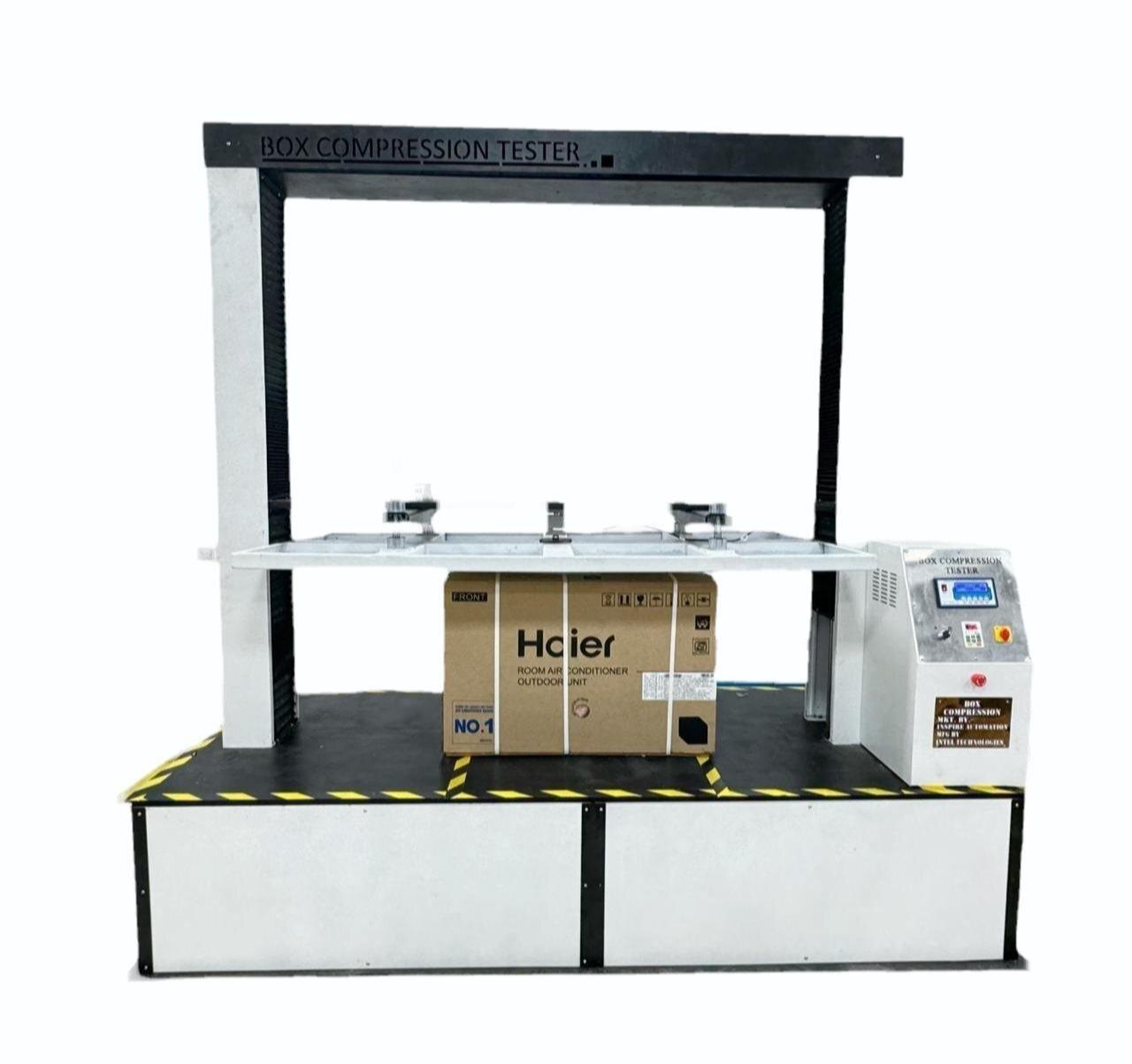 Box Compression Tester - Mild Steel Material, Silver Color | Industrial Application For Enhanced Strength Testing