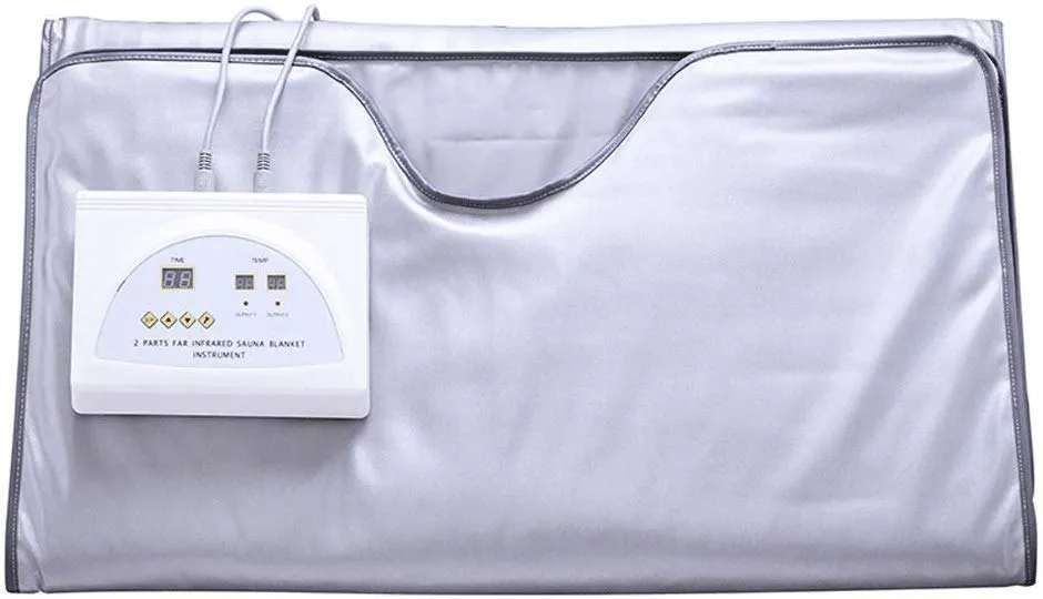 Remote Controlled Body Slimming Blanket Body Sculpting Thermal Wrap - Color: White