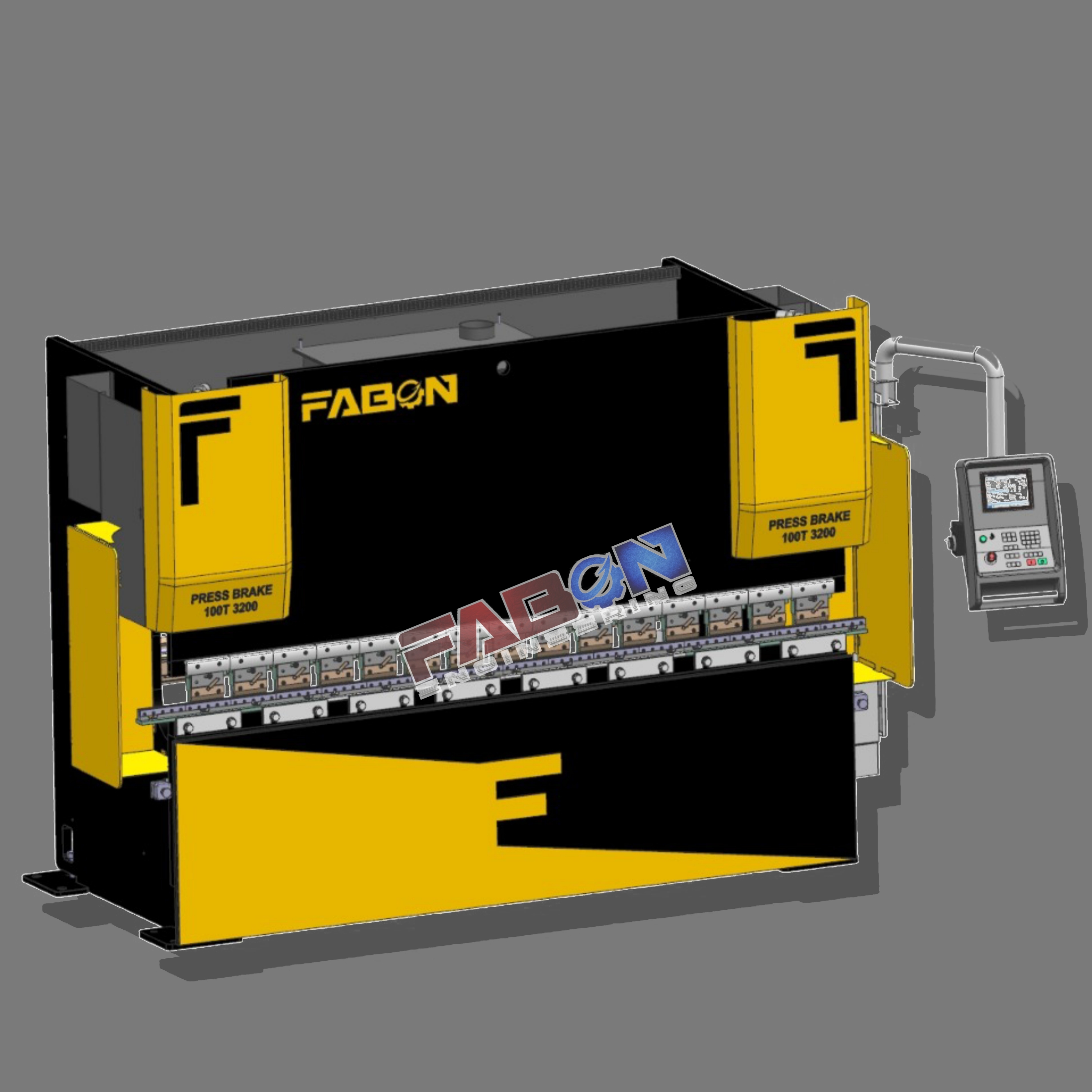 Cnc Pressbreak - Color: Yellow