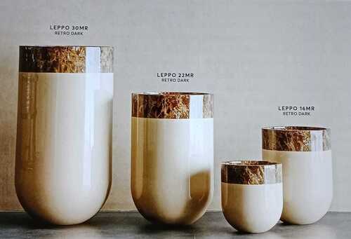 Leppo Marble Frp Planter - Color: Retro Dark