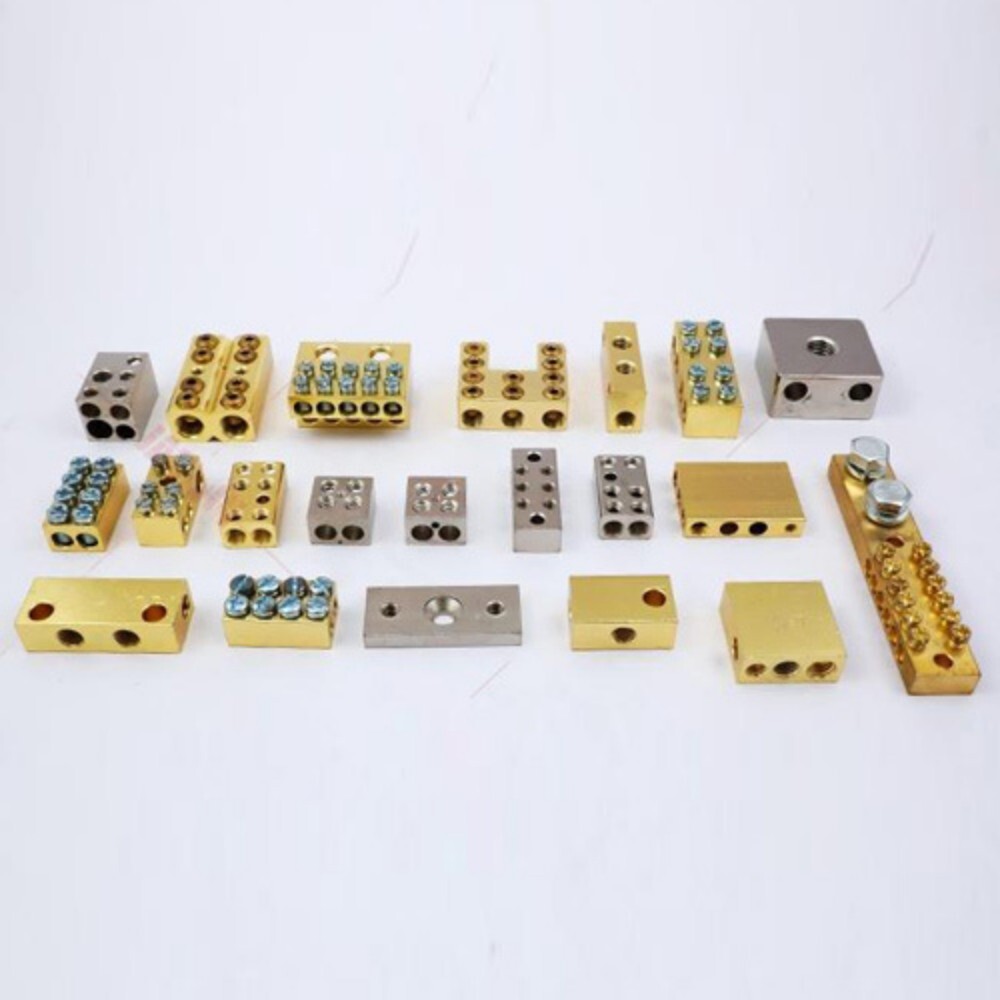 Panelboard Terminal Connector - High-Quality Brass, Various Sizes Available, Silver, Golden, Copper Colors | Easy to Install, Warranty Included
