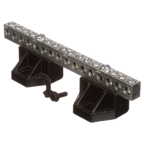 Aluminum Ground Bar - Color: Silver