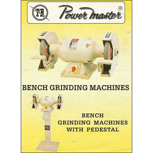 Power Master Bench Grinding Machines - Color: White