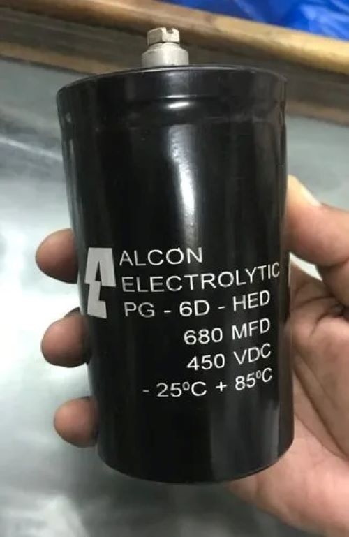 Aluminum Electrolytic Capacitor - 680mfd, 450 Vdc | High Capacity For Efficient Energy Storage And Reliable Performance