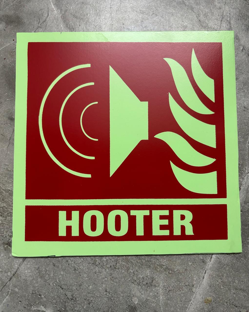 Fire Signage - Coating Type: Reflective Coating