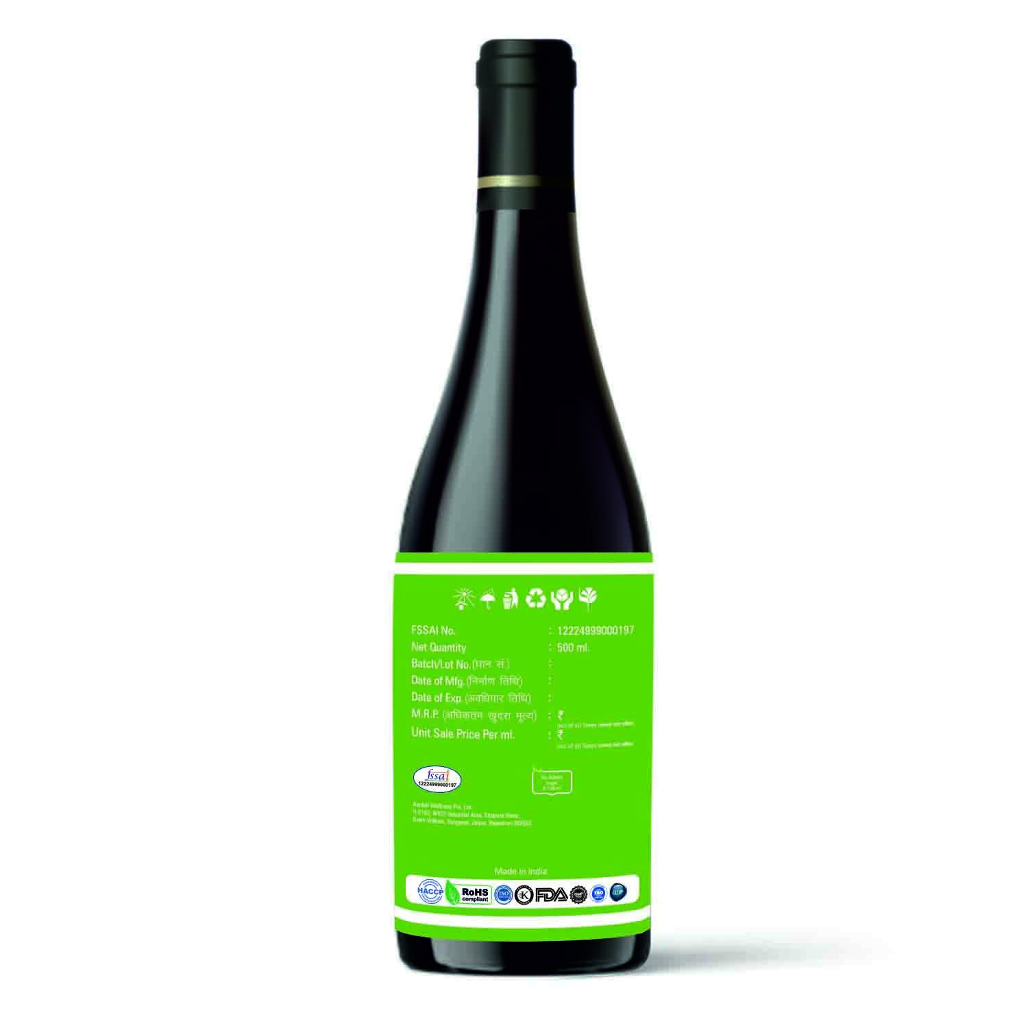 Wheatgrass Mint And Tulsi Juice - Liquid Form 1 Year Shelf Life | Personal Care Store In Dry Place