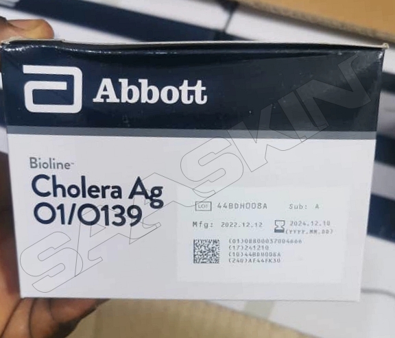 Bioline Cholera Ag Test - Immunochromatographic Assay For Vibrio Cholerae O1/o139 In Fecal Specimens, 20 Tests Per Pack
