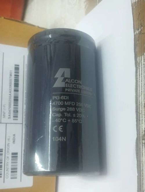 Alcon Capacitor 4700 Mfd - 250 Vdc Aluminum Electrolytic Capacitor