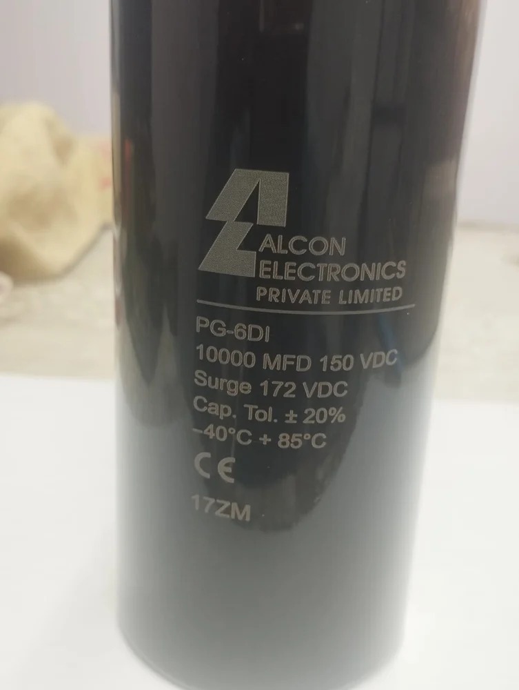 Alcon Capacitor 10000mfd 150vdc