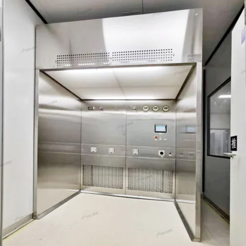 Sampling Booth - Stainless Steel, 2x2x6 ft | Interlocking Door, LED Lighting, Airtight Design