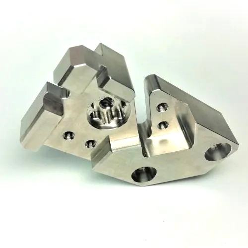 VMC Machine Parts - Stainless Steel, Powder Coated Finish | Durable Silver Components for Industrial CNC Applications