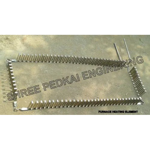 Furnace Heating Element - Ni/Cr Material, 110V-440V Voltage, Up to 1500°C Temperature | Silver Color, 6 Months Warranty
