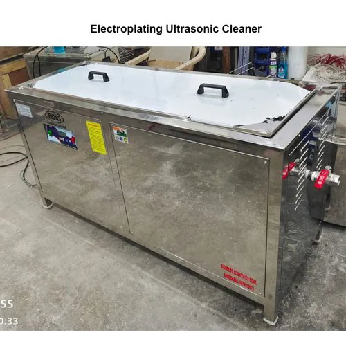 Electroplating Ultrasonic Cleaner - Color: Silver