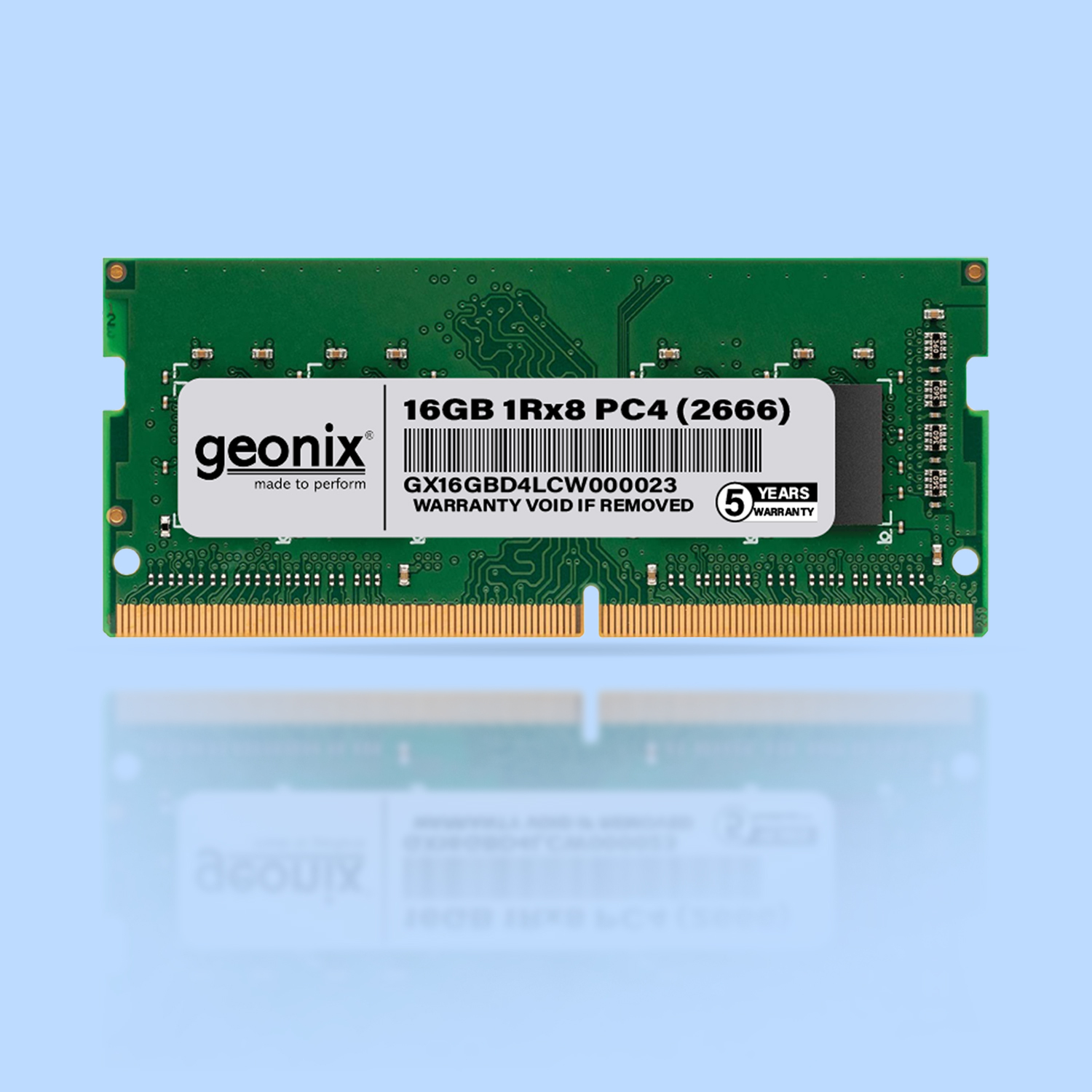 Laptop Ram - 16gb Ddr4 2666mhz | Optimized For Multitasking, Sodimm Form Factor, Polished Surface Treatment, 5-year Warranty