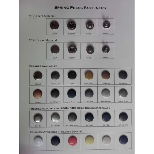 Four Part Snap Buttons - Durable Polyester, Sizes 14mm/16mm/18mm, Antique Brass/Copper, Plain Technique, Versatile Round Design
